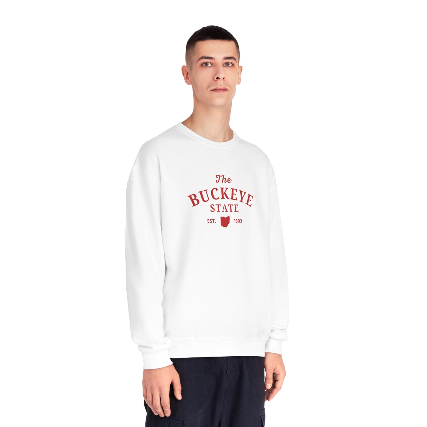 The Buckeye State - Embroidered Crewneck Sweatshirt