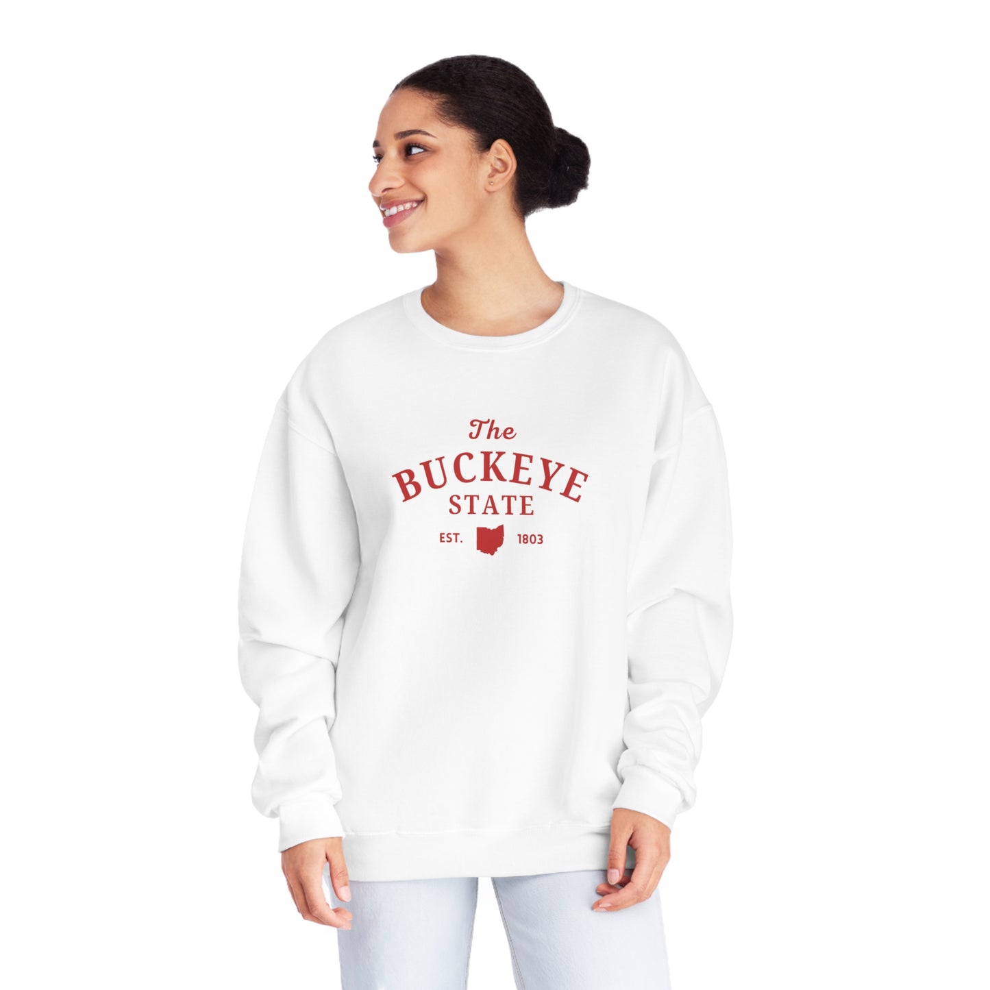 The Buckeye State - Embroidered Crewneck Sweatshirt