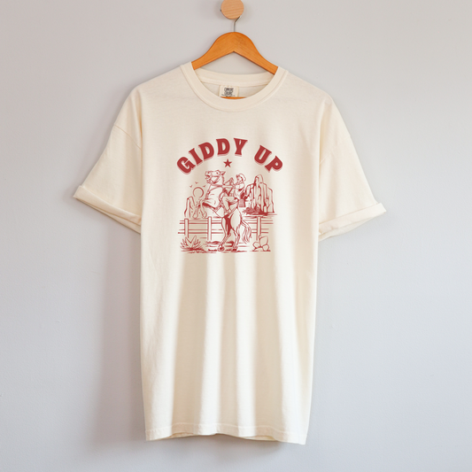 Giddy Up - Comfort Colors Shirt