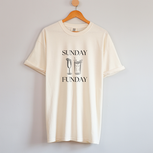 Sunday Funday - Mimosa and Bloody Mary Comfort Colors Tee