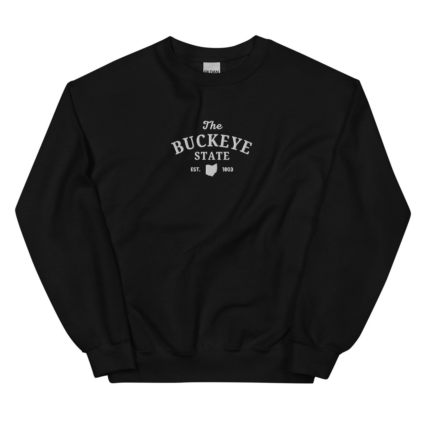 The Buckeye State - Embroidered Crewneck Sweatshirt